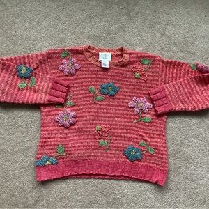 Vtg Susan Bristol Floral Boxy 90s Size Medium Women's, Vintage Grandmacore